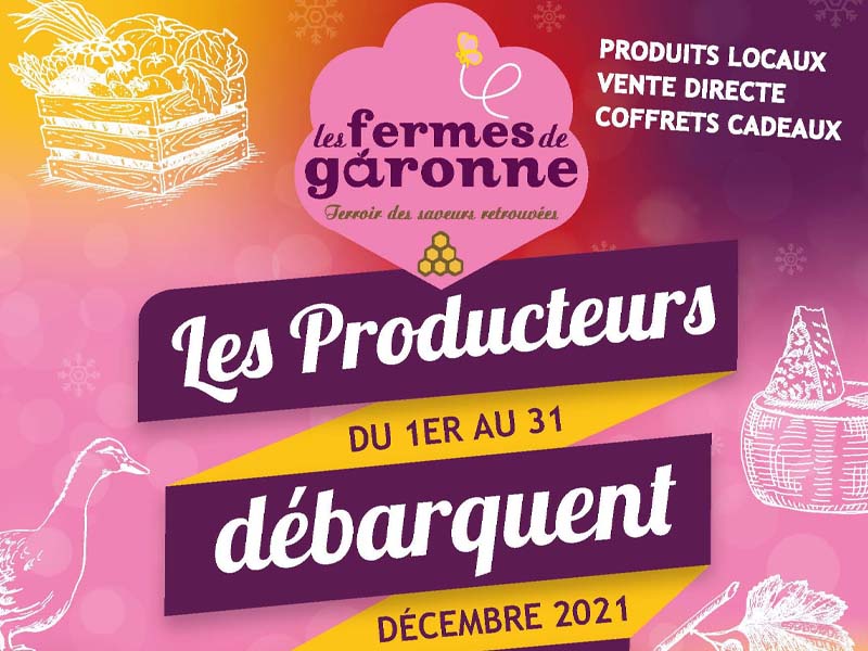Boutique éphémère Fermes de Garonne 2021